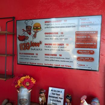 Biglow's Burgers - Main menu upon entering - Burgers Near Me - Oklahoma City, Oklahoma Biglow's Burgers - Main menu upon entering - Burgers Near Me - Oklahoma City, Oklahoma
