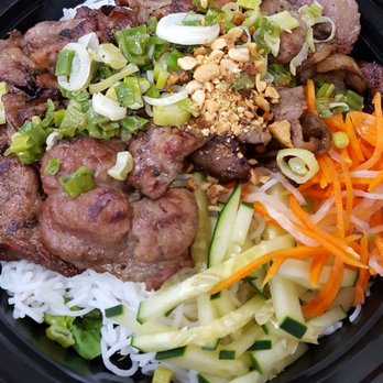 Rolls And Grill - Bbq pork vermicelli bowl...delicious. - Vietnamese Near Me - Bakersfield, California Rolls And Grill - Bbq pork vermicelli bowl...delicious. - Vietnamese Near Me - Bakersfield, California