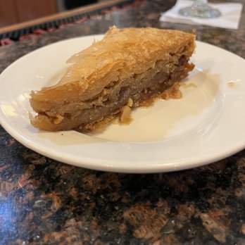 Desfina Restaurant - a piece of pie on a plate - Greek Near Me - Cambridge, Massachusetts Desfina Restaurant - a piece of pie on a plate - Greek Near Me - Cambridge, Massachusetts