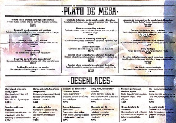 Menu photo 4 The Alchemix Barcelona, B