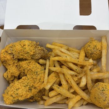 BHC Chicken - Combo #1 wings, fries, Cheeseballs - Chicken Wings Near Me - San Francisco, California BHC Chicken - Combo #1 wings, fries, Cheeseballs - Chicken Wings Near Me - San Francisco, California
