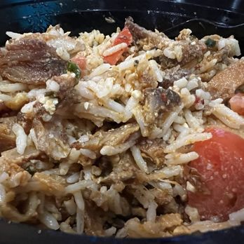 Greek Kitchen - Dried and overcooked chicken in the bowl - Greek Near Me - College Point, New York Greek Kitchen - Dried and overcooked chicken in the bowl - Greek Near Me - College Point, New York