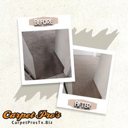 Carpet Pro's - Rental unit gets a lot of foot traffic. Dust, dirt and grease were on the carpet. We deep cleaned the carpets and scrubbed with CRB machine