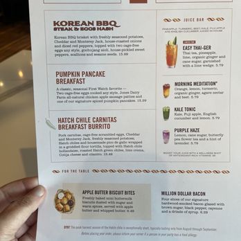 First Watch - Fall menu, 2026 - Breakfast & Brunch Near Me - Brandon, Florida