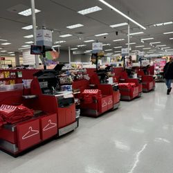 Target - More broken down self checkouts