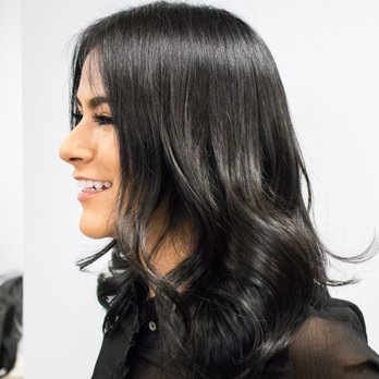 Hair Down Studio - Happy client Mayra after getting her hair done. First time getting hair color done! - Hair Stylists Near Me - Hemet, California