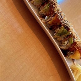 This was the yellow shrimp roll? I think that is what it was called. Mouth watering