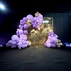 Starr of Texas - Shimmer wall & balloon garland