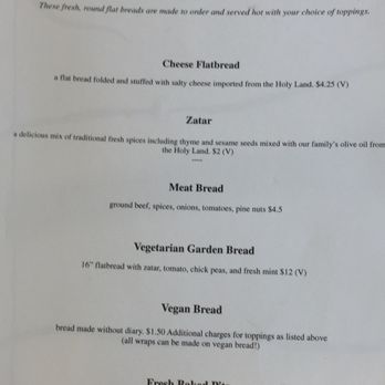 The Garden Restaurant - Menu - Lebanese Near Me - Scranton, Pennsylvania