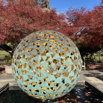 Brookside Gardens  - Sculpture surrounded by maple trees - Botanical Gardens Near Me - Wheaton, Maryland
