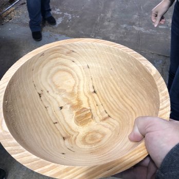 Holland Bowl Mill - They carved this bowl right before my eyes - Arts & Crafts Near Me - Holland, Michigan Holland Bowl Mill - They carved this bowl right before my eyes - Arts & Crafts Near Me - Holland, Michigan