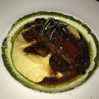 Redbird - Veal on a bed of grits - New American Near Me - Los Angeles, California