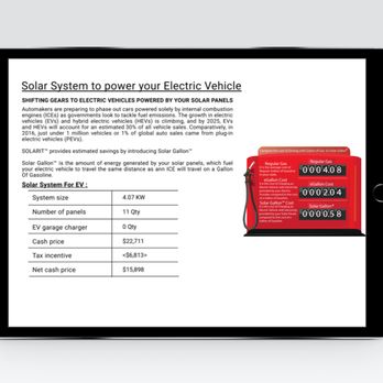 SOLARIT - SOLAR GALLON® savings SOLARIT® proprietary software calculates required ongoing energy to power your electric vehicles based on your driving - Solar Installation Near Me - Walnut Creek, California