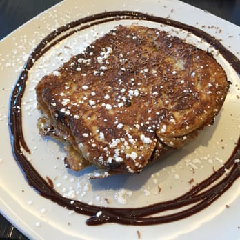 Via Cibo - Nutella & banana french toast - Italian Near Me - Calgary, Alberta Via Cibo - Nutella & banana french toast - Italian Near Me - Calgary, Alberta