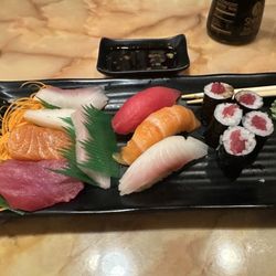 Seasons Hibachi & Sushi - Yummy sushi and shasimi lunch combo