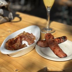 Prost - Side of bacon and a knockwurst