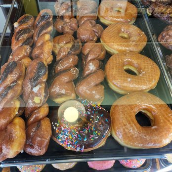 Winchell's Donut House - You can't tell by this photo but those ring donuts are huge! - Donuts Near Me - Wichita, Kansas