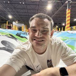 Funcity Adventure Park - Having fun jumping into the airbag