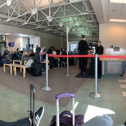 Sawyer International Airport - Terminal by the gates.