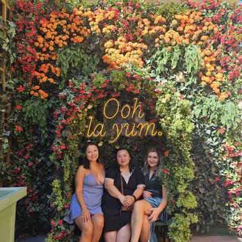 Chéri Rooftop - Taking picture by the restaurant - Lounges Near Me - Las Vegas, Nevada