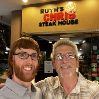 Ruth's Chris Steak House - Birmingham - Me and my papa at the entrance - Steakhouses Near Me - Birmingham, Alabama Ruth's Chris Steak House - Birmingham - Me and my papa at the entrance - Steakhouses Near Me - Birmingham, Alabama