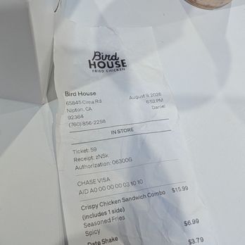 Bird House - Chicken Shop Near Me - Nipton, California