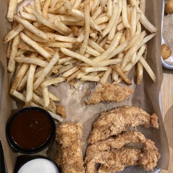 Buffalo Wild Wings - Chicken strips with fry's - Sports Bars Near Me - Owasso, Oklahoma