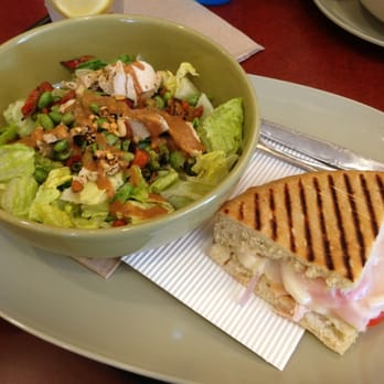 Panera Bread - You Pick 2 Thai Chicken Salad & Frontega Chicken Panini - Sandwiches Near Me - Melbourne, Florida