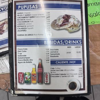 Pupuseria Comalapa - Menu - Salvadoran Near Me - Bellflower, California