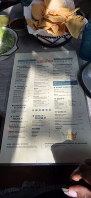 Menu photo 8 Bar Camino Walnut Creek, CA