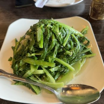 JM Seafood Restaurant - AA choy with garlic - Seafood Near Me - Chicago, Illinois