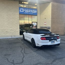 Vehicle we rented and building