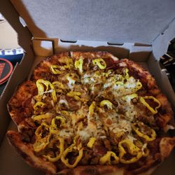 Deep dish pizza