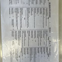 Mi Abuelita's Kitchen - Menu
