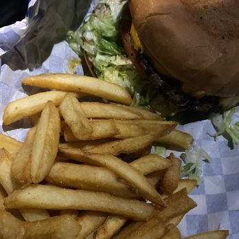 Fantastic Burgers - Cheeseburger with Fries - American Near Me - Long Beach, California Fantastic Burgers - Cheeseburger with Fries - American Near Me - Long Beach, California
