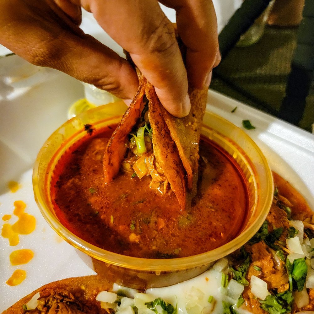 Bomb Tacos - Birria tacos taking a consomme bath - Tacos Near Me - Austin, Texas