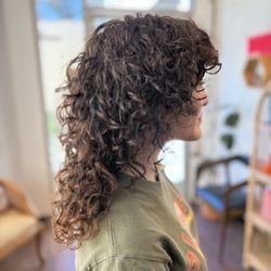 Wolf & Sparrow - Customized curly cut by Nikki. Www.hairbynikkishears.com @hairbynikkishears