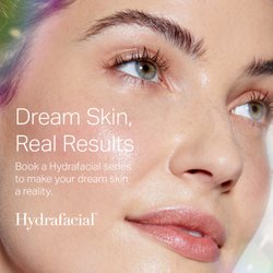 At Anchor Day Spa - Ready for the dreamiest skin of your life?
Come experience the @hydrafacial 
Mini
Deluxe 
Platinum
