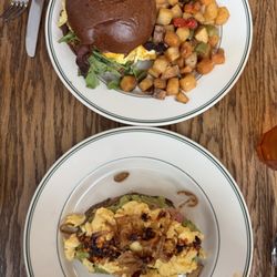 Fifth Street Diner - Breakfast sando and spicy avocado toast