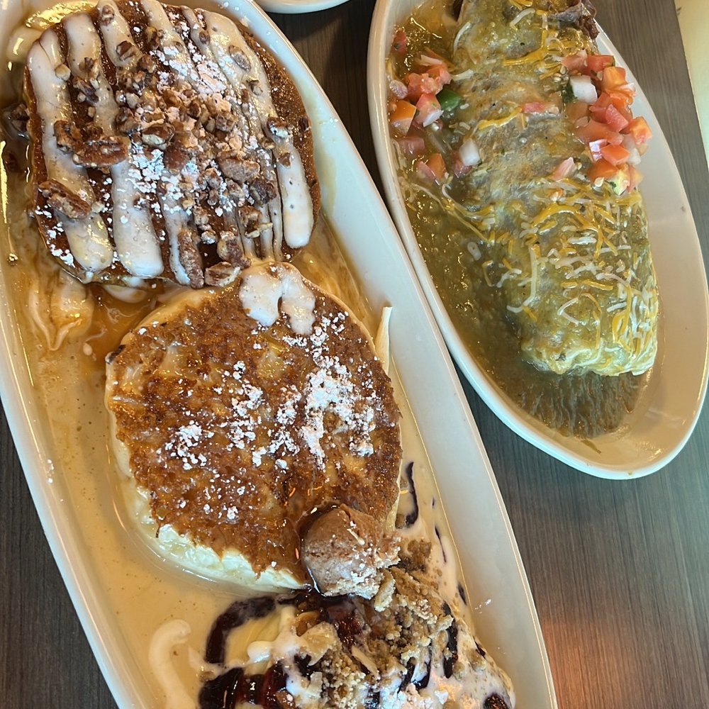 Snooze, an A.M. Eatery - Pancake Flight Customized - Breakfast & Brunch Near Me - Tucson, Arizona