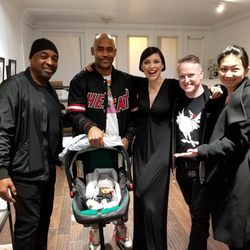 Gallery 30 South - Great times at the Chuck D opening w/ my newborn, the man hisself, Matt, his wife Adnohia & guest curator Kate Kelton
