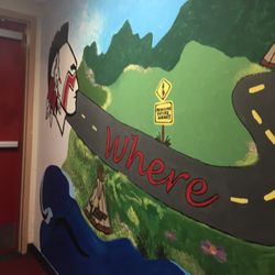 Terry Parker High School - The entrance to the Media Center.