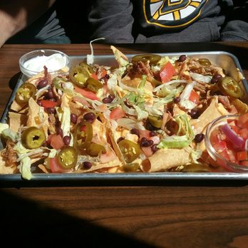 Mac & Walt's - The nachos with pulled pork - Bars Near Me - Norton, Massachusetts