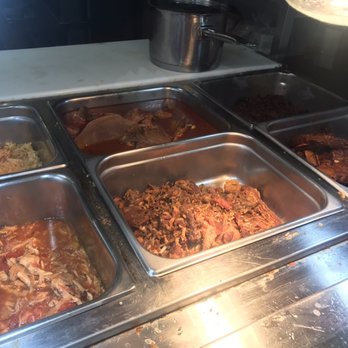 Tacos Los Reyes - The selection of meats - Mexican Near Me - Orange, California