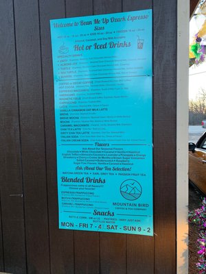 Menu photo 2 Bean Me Up Eureka Springs, AR