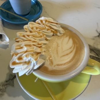 The yellow door - Caramel cappuccino - Coffee & Tea Near Me - Dorado, Puerto Rico The yellow door - Caramel cappuccino - Coffee & Tea Near Me - Dorado, Puerto Rico