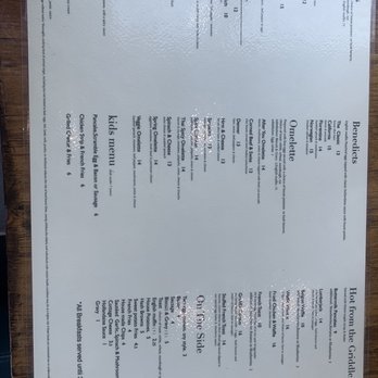 OUI Pancake N Eggs - Menu is perfect - American Near Me - Temecula, California