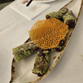 Grand Neptune - Deep Fried Purple Yam Spring Roll - Seafood Near Me - Burnaby, British Columbia Grand Neptune - Deep Fried Purple Yam Spring Roll - Seafood Near Me - Burnaby, British Columbia