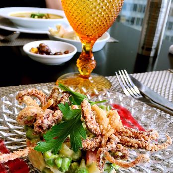 Portus360 - Calamari and potato salad - Portuguese Near Me - Montreal, Quebec