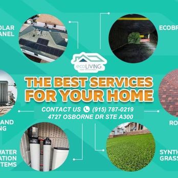 ECO LIVING HOME IMPROVEMENT - 4727 Osborne Dr, El Paso, Texas - Roofing -  Phone Number - Yelp